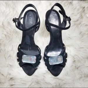 Fendi black heels